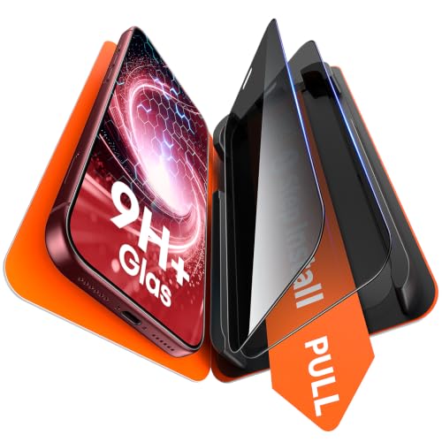 TAURI für iPhone 18 Pro Sichtschutz 6,3 Zoll - 2 Stück – Ansicht 1