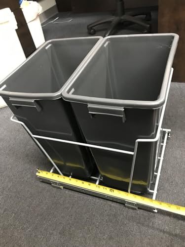 Contenedor Doble Extraíble para Gabinetes de 15" - Gris miniatura 3