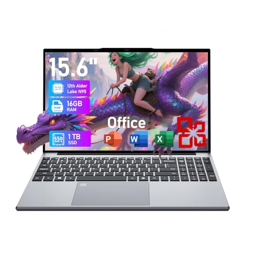 Ordenador Portátil 15,6 , Pc Portatil Con 16g Ram 1tb Ssd,Office 365 Portátiles Con 12th Gen-N95 Processor, Pantalla Fhd 1080p, Win11 Pro, Touch Id Con Teclado Retroiluminado, Usb 3.0 2, Wi-Fi 5 Ordenador Portátil 15,6 , Pc Portatil Con 16g Ram 1tb Ssd,Office 365 Portátiles Con 12th Gen-N95 Processor, Pantalla Fhd 1080p, Win11 Pro, Touch Id Con Teclado Retroiluminado, Usb 3.0 2, Wi-Fi 5