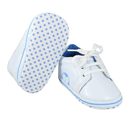 Image of Baby Boys & Baby Girls Shoes & Sandals for Boys & Girls, Infant Shoes /Infant Sandals for Newborn, First Walking Baby Shoe (3C, White)