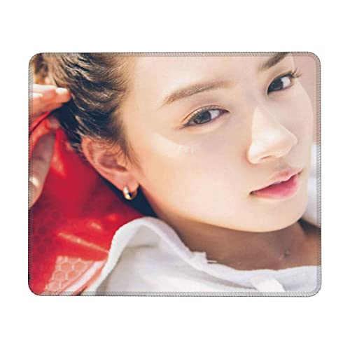 事務用品、永野芽郁2 マウスパッド 水洗い 滑り止め 耐久性が 多機能 おしゃれオフィスマウスパッド