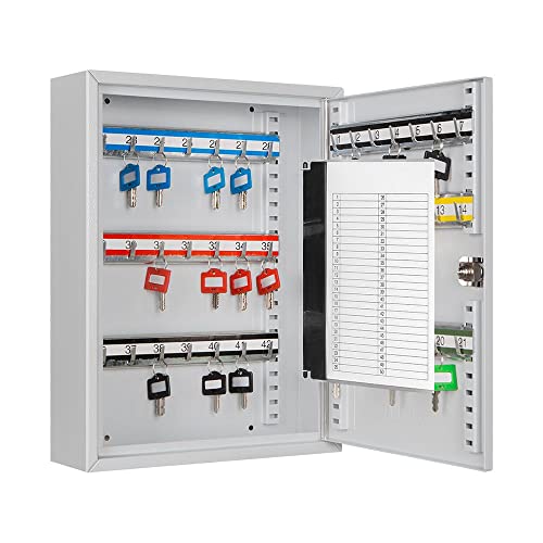 Melsmetall SD42 Schlüsselkasten – 42 Haken Schlüsselschrank