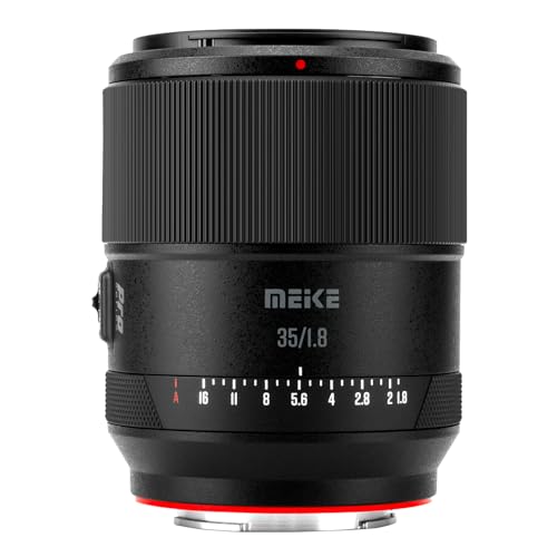 Meike 35mm F1.8 オートフォーカス 広角フルフレーム STM 8K ポートレート 固定プライムレンズ Sony Eマウントカメラ A7R3 A7R4 A7IV A7C A7SIII A9 A7 A7II A7RII A7CIIに対応