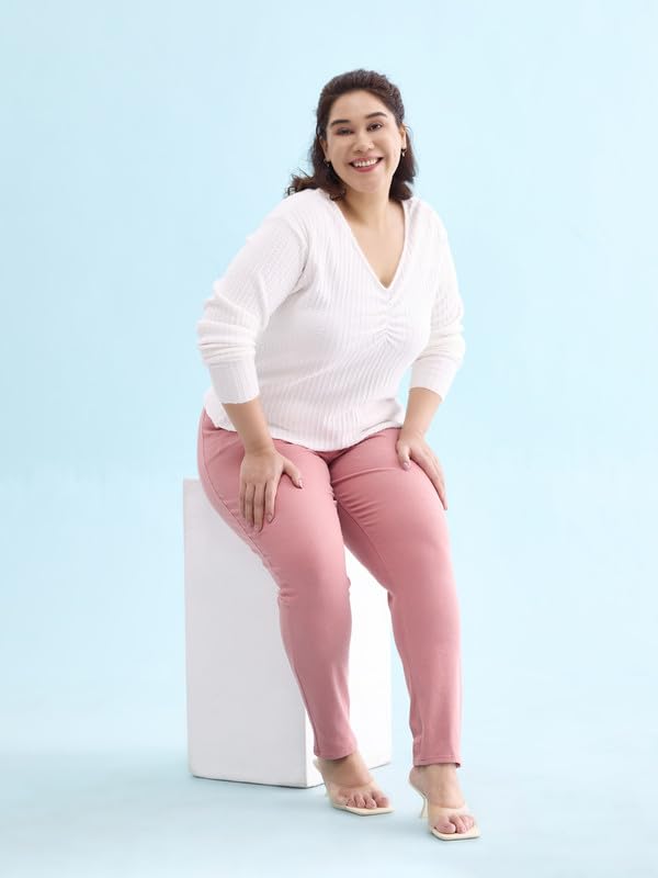 Image of GO COLORS Women Mid Rise Premium Straight Jeans