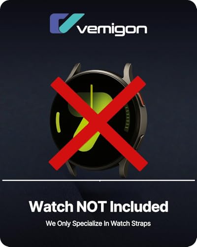 Image of VEMIGON Nylon Braided Magnetic Band Compatible with Samsung Galaxy Watch 8 /8 Classic, Elastic Fabric One Click No Gap Sport Strap for Galaxy Watch 8 40mm 44mm /8 Classic 46mm