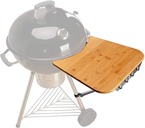 Onlyfire - Estante de mesa para parrillas Weber Master Touch y original de 55 cm, color carbón y otras parrillas de carbón de tamaño similar