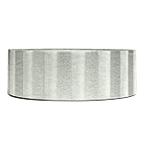 Wrapables Colorful Patterns Washi Masking Tape, Silver Short Stripe