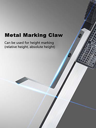 Calibre digital de altura Zunate de 0-150 mm con truschino electrónico y base magnética 5