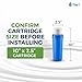 Tier1 25 Micron 10 x 2.5 Water Filter | Spun Wound Polypropylene Whole House Sediment Cartridge | Replacement for Pentek PD-25-934, American Plumber W25P, GE FXUSC | 2.5 x 10 Water Filter (2-Pack)
