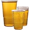 We Can Source It Ltd – 500 x Clear Strong Plastic Half Pint Cups - 10oz Disposable Beer Glasses Tumblers – 284ml BPA-Free Plastic Cocktail Glasses with CE Marking – Recyclable Tumblers for Parties