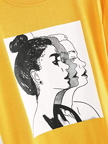Image of Fabricorn Plain Printed Cotton Tshirt for Women
