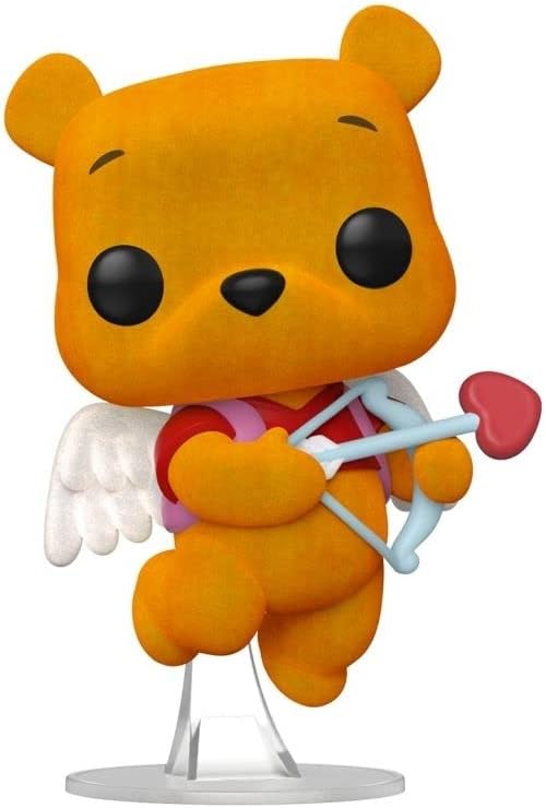 Funko Disney Winnie The Pooh Pop! Valentines Winnie The Pooh Flocked Vinyl Figure Hot Topic Exclusive