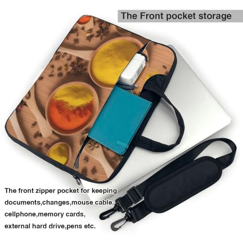 Funda delgada para laptop con correa y asa miniatura 2