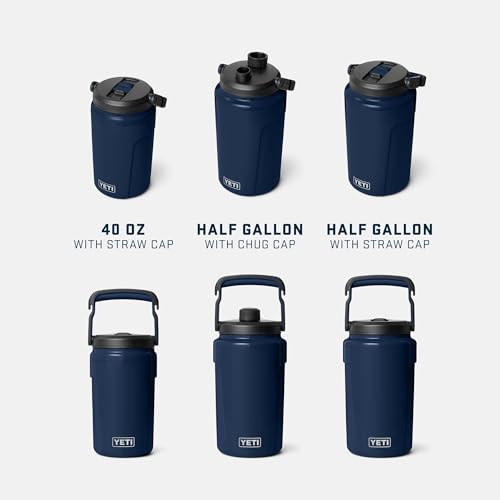Image of YETI Silo Half Gallon Insulated Straw Cap Water Jug - Leakproof, Lightweight Sports Bottle with Fence Hook Handle - Keeps Drinks Ice-Cold - Ideal for Gym, Sports & Tournaments, White
