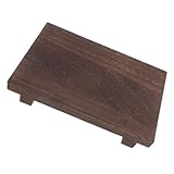 Diseño funcional: este estante cuadrado de madera es práctico para exhibir figuras, organizar artículos y más, lo que lo hace muy versátil, soporte de exhibición de figuras, tablero de fotos