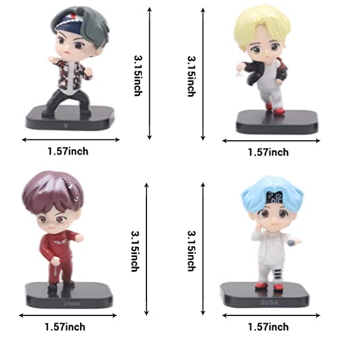 Image of ELEPHANTBOAT 7 Pcs Miniature Mermaid Figurines Set for Fairy Garden