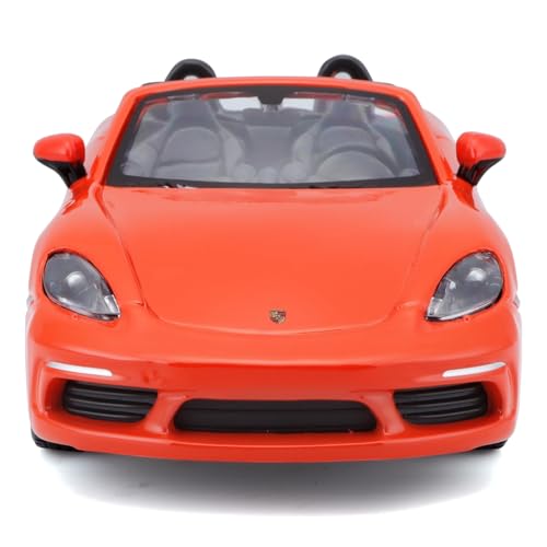 Tobar B18-21087 Porsche 1:24 718 Boxster, Lava Orange by Bburago - Image 4