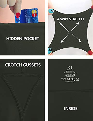 Image of BUBBLELIME 29 inch /31 inch /33 inch /35 inch /37 inch 3 Styles Women's High Waist Bootcut Yoga Pants Basic /Side Pockets Tummy Control Workout Flared