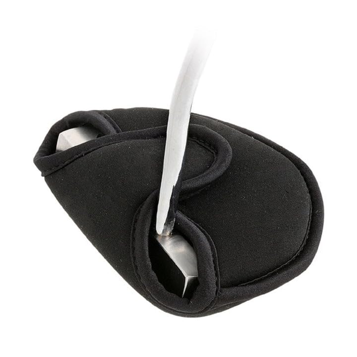 Black Mallet Putter Headcover, Premium Neoprene Golf Putter Cover for Mallet Style Putters, Soft Protective Scratch-Resistant & Durable Golf Club Head Protection-image-12