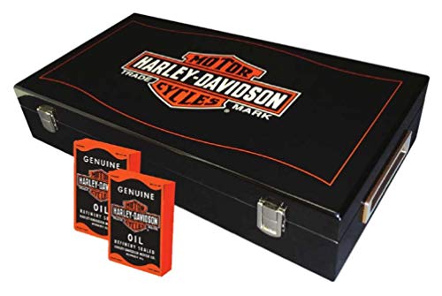 Harley-Davidson Trade Mark Bar & Shield Professional Game Poker Chip Set 69300 #TOP1