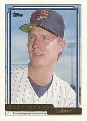 1992 Topps Gold #442 Dave West Minnesota Twins MLB Baseball Card NM-MT