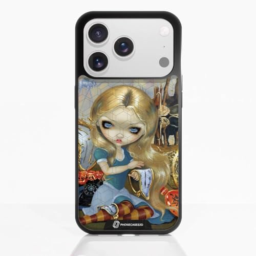 Coque iPhone 17 Pro Max robuste noire pour éviter les rayures avec style artistique 3D