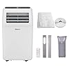 SHINCO Wifi Mobile Air Conditioner 12000 BTU/h, Eco R290, 3.5 kW, 4 en 1 Refrigeración, Calefacción, Ventilador, Deshumidificador, Blanco