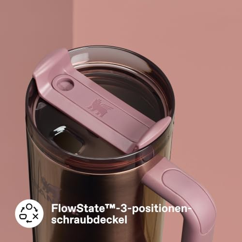 Stanley 1913 Quencher H2.0 FlowState Trinkbecher 1.18L - Polished Rose Gold – Ansicht 5