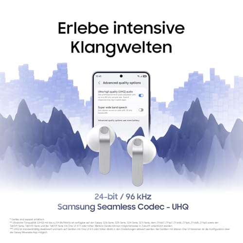 Samsung Galaxy Buds4, Black, 2 J. Herst.-Gar. [Exklusiv auf Amazon]