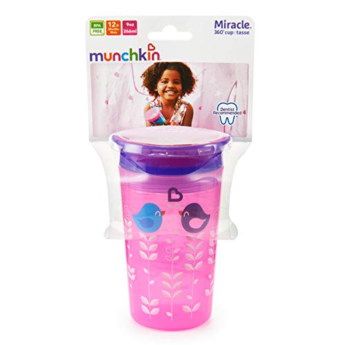 Copo Grande 360 Deco, Munchkin, Azul/Laranja, Grande