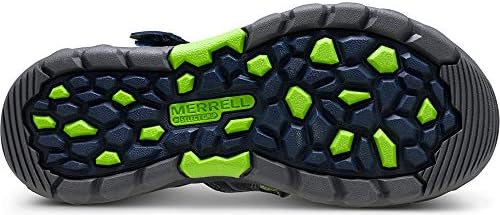 Merrell Hydro Sport Sandal, Navy/Green, 6 US Unisex Big Kid | Image 1