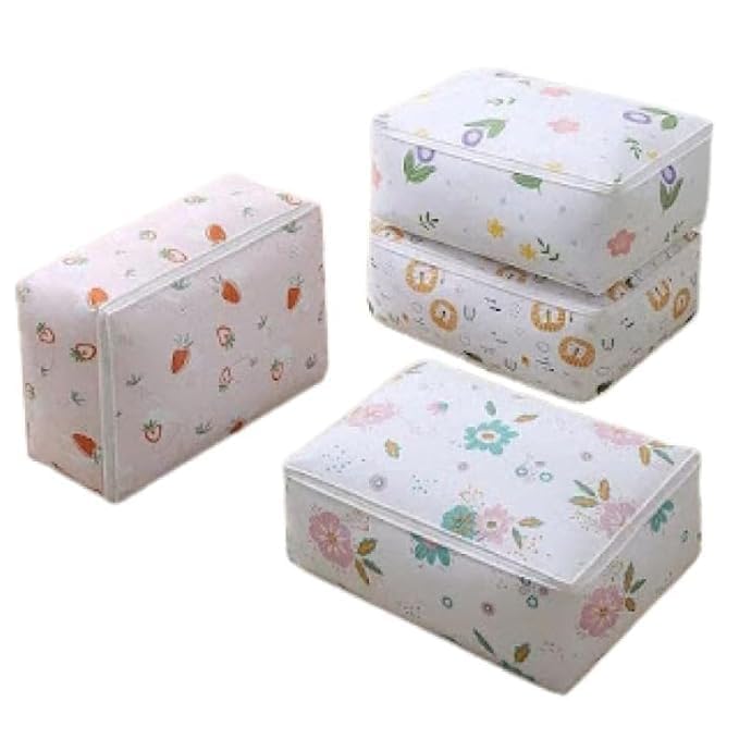 VATTU Under-Bed Storage Bag, Waterproof Foldable Organiser for Blankets, Quilts, Clothes-image-6