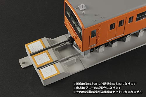 Maquette en plastique Pit Track échelle 1/80 kit décor de maintenance ferroviaire