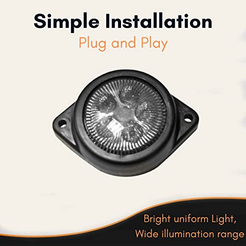 Feu de position LED 24V résistant aux vibrations pour gabarit de camion - 6