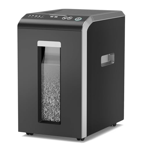 Locksworth 200-Sheet P-5 Micro-Cut Shredder with 60-Min Run