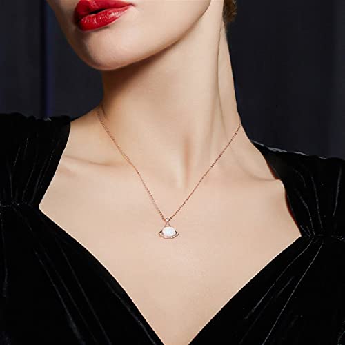 Collier opale pour femme et maman avec chaîne ajustable