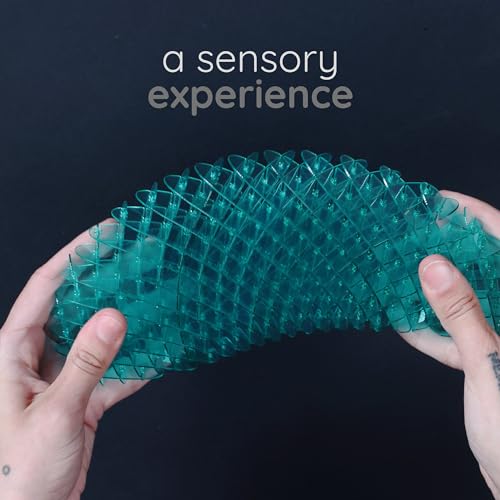 Image of Morf Worm Fidget Toy - Desk Fidget for Adults & Kids - Quiet, Fun & Interactive Sensory Toy - USA Patent Pending (Blue, Big)