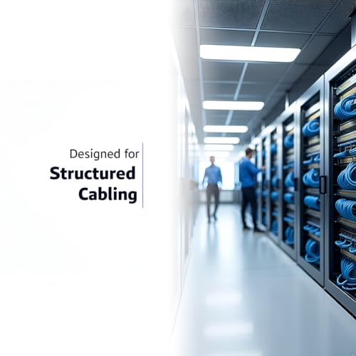 Image of Cat6A Plenum (CMP), 1000ft, 23AWG | 100% Solid Bare Copper | Unshielded Twisted Pair (UTP) Bulk Ethernet Cable, Available in Blue, White & Black Color (Cat6A Plenum Blue)