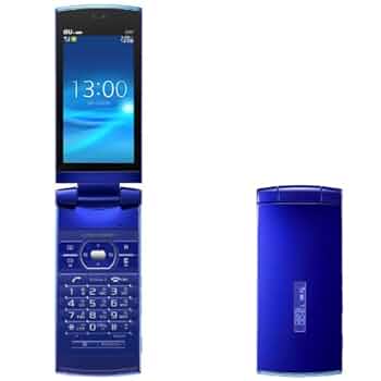 Amazon | S007 スパークリングブルー 携帯電話 白ロム au | 携帯