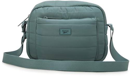 Reebok Womens Crossbody Bags - Lightweight Sling Cell Phone Purse, Quilted Small Crossbody Bags Women