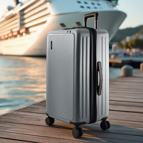 Image of 28 Inch Luggage with Spinner Wheels, Hard Shell Suitcase with TSA Locks for Luggage, Travel Large Suitcase, Expandable Hard Shell Suitcases, Grey