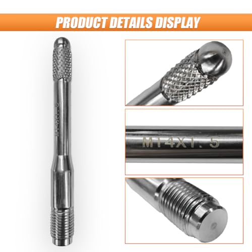 Image of M14x1.5 Car Wheel Alignment Pin, Car Wheel Changing Alignment Tool, Wheel Bolt Guide Pin, Wheel Hanger Balancing and Guide Tool, Wheel Alignment Kit for Most Cars