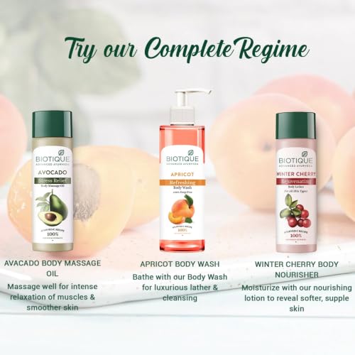 Biotique Bio Apricot Refreshing Body Wash 800ml - Image 7