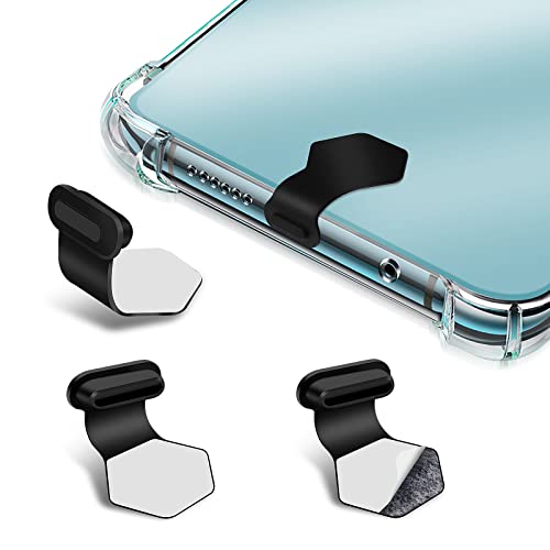 LolyyDens Dust Plug, for Phone USB Type C Port Silicone Dust Cover Cap, Protect Charging Port from Dust and Moist (Five-Sided)