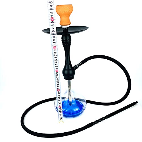 ZHIU Shisha aus Aluminium, Komplett-Set, 50 cm, Shisha mit 1 Silikonschlauch, Sheesha-Schüsselhalter für Bar Narguilé… – Bild 6