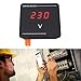 Electric Voltage Meter, Digital Voltage Tester with AC Range 50-500V, 0.56 Inch LED Display, ABS Material, Industrial Automation Machinery