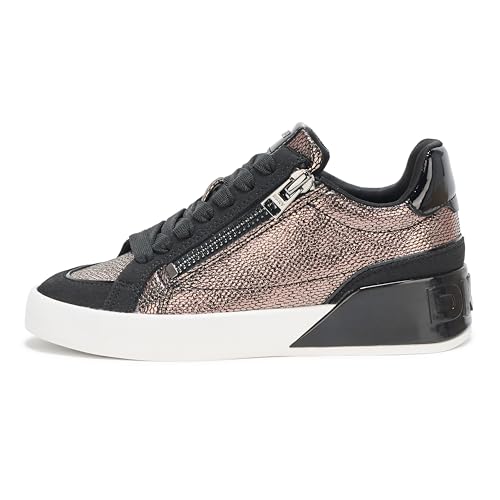 Image of DKNY Women's Mei Everyday Lace Up Sneaker with Side Zipper | Casual Shoes