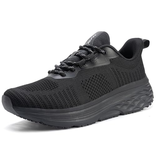 Image of AVW Womens Non Slip Work Shoes Water Resistant Walking Sneakers Food Service Chef Kitchen Shoes