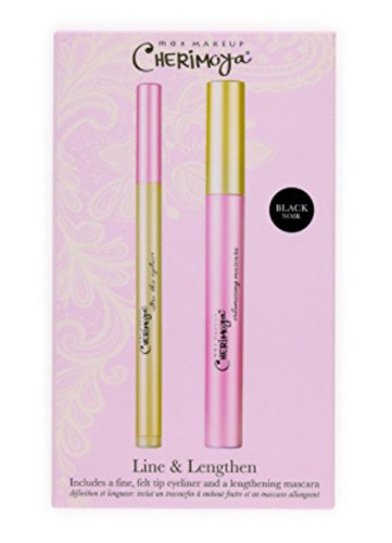 Max Makeup Cherimoya Eyeliner & Mascara Duo Black