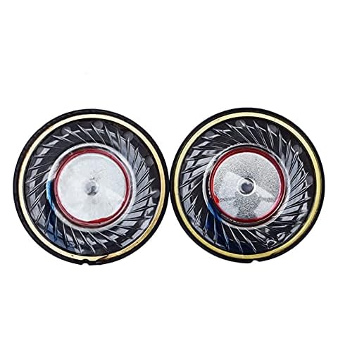 SANKUAI 2PCS 30mm Headphone Speaker Headset Horn 50mW 32 Ohm HIFI DIY Head Phones Accessories Upgrade Earhpone Replacement Speaker Unit Cover